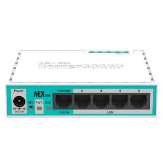 MIKROTIK HEX LITE 5-PORT ETHERNET ROUTER