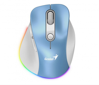 Mouse Genius Ergo 9000S 2400 DPI, albast