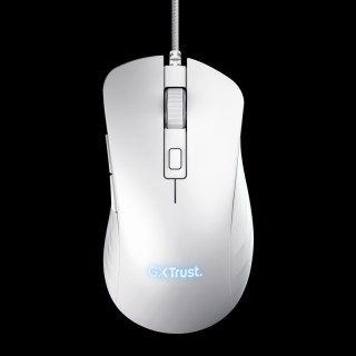 Mouse Trust GXT924W YBAR+ 25600 DPI, alb