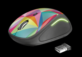 Mouse Trust Yvi FX 1600 DPI, multicolor