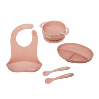 Set diversificare 5 piese silicon, roz