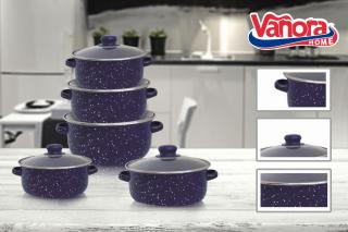 SET GATIT 10 PIESE EMAILAT,  ZORA