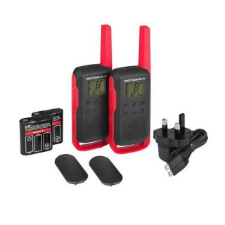 Set statie comunicatie Motorola Talkabout T62 Walkie Talkie, Red