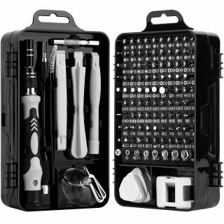 Set surubelnite telefon mobil , service gsm, 115 in 1, cu clipsuri desfacere telefon