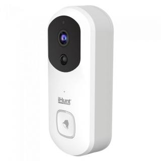 Sonerie inteligenta cu camera video iHunt Smart Doorbell WIFI Alb