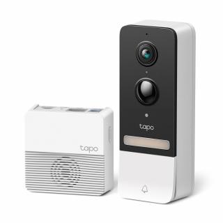 Sonerie video inteligenta TP-Link Tapo D230S1, 2K 5mp, Night Vision color, 160  , baterie pana la 180 zile, two-way audio, IP64