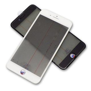 Sticla Geam cu rama Oca si polarizator pentru Iphone 6 Plus Alb