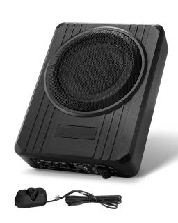 Subwoofer auto sub scaun 8   400W, Subwoofer auto activ cu amplificator incorporat 400w