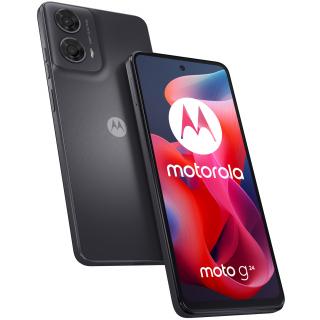 Telefon Dual SIM Motorola moto g24, Octa Core 2.0 GHz, 128 GB + 4 GB RAM, Matte Charcoal