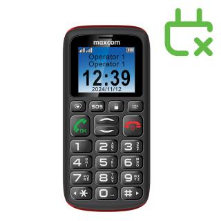 Telefon mobil Dual SIM MaxCom Comfort MM428L, Black   Telefon Taste MM428L   Telefon Seniori batrani