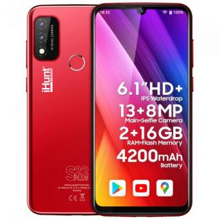 Telefon Mobil iHunt S22 Plus RED, 4G , 16GB, 2GB RAM, Display 6.1