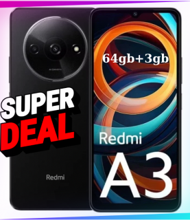 Telefon mobil Xiaomi Redmi A3, 3GB RAM, 64GB, 4G, Black