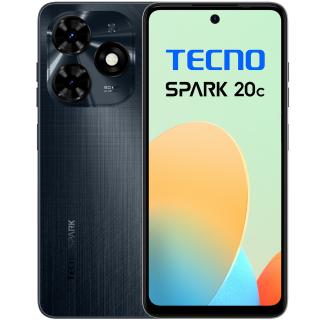 Telefon Tecno Spark 20C, Dual SIM, 4GB RAM, 128GB, Gravity Black