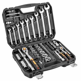 Trusa Chei 82 piese, set Neo Tools, 1 2  , 1 4   (82 buc)