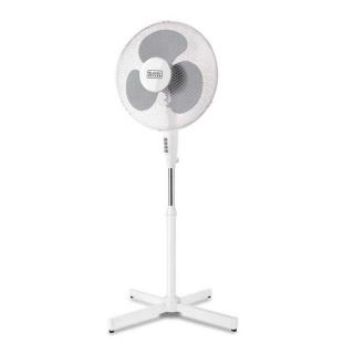 Ventilator cu picior BlackDecker 40 W, ALB, CANICULA