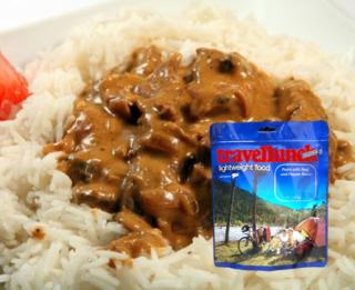 Aliment instant Travellunch Beef Stroganoff with Rice 50233E 250g