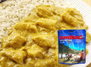 Aliment instant Travellunch Chicken Korma Curry with Rice 50234 250g