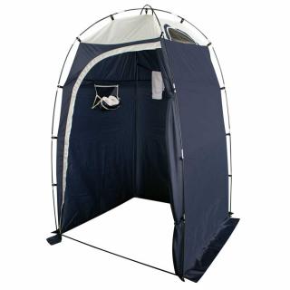 Cort auxiliar tip cabina dus Eurotrail Blue Creek ETTE0076, 130x130cm, inaltime 210cm, albastru