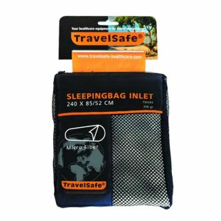 Lenjerie sac de dormit Travelsafe microfibre mummy TS0305, 240x85 52cm, microfibra, alb