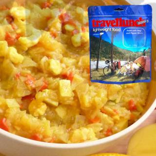 Mancare deshidratata Travellunch Caribbean potato curry with chicken and shrimps 50122 125g