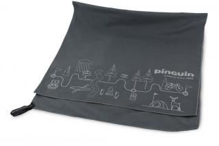 Prosop microfibra Pinguin Micro Towel Map XL 75x150cm, 250g, impachetat ,Œ 8.5x16cm