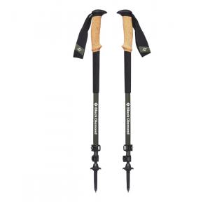 Set bete telescopice Black Diamond Alpine Carbon Cork, 2 bucati, gri, 100-130cm, 486g perechea, inchis 61cm