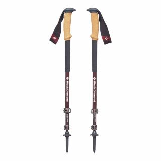 Set bete telescopice Black Diamond W Alpine Carbon Cork, 2 bucati, gri, 95-125cm, 478g perechea, inchis 60 cm