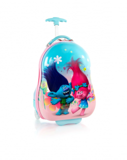 Troler copii de vacanta ABS,Trolls, 46 cm, Heys