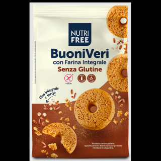 Biscuiti BuoniVeri cu Faina Integrala, fara Gluten 250g