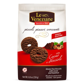 Biscuiti cu Cacao si Alune fara Gluten 250G