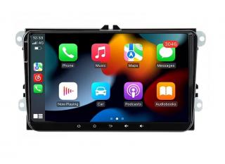 Navigatie Android 13 Carplay VW Golf Passat Tiguan Polo Touran Caddy Skoda Octavia 2 Fabia Seat Leon , Ecran 9 inch IPS , 2GB + 32 GB ROM