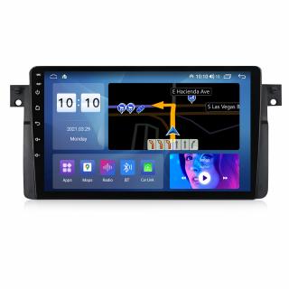 Navigatie BMW E46 din 1999 - 2006, 8GB RAM si 128GB ROM, Ecran QLED 9 inch, Android 14, Procesor Octacore, Slot sim 4G, Sunet DSP, Wireless Carplay si Android Auto, Camera Marsarier
