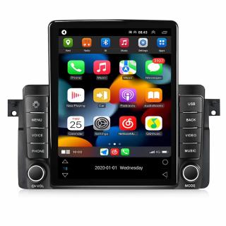 Navigatie BMW E46 din 1999 - 2006, Ecran TESLA 9.7 inch, 4 GB RAM si 64 GB ROM, Slot Sim 4G, Procesor Octa Core, Carplay integrat, Procesor Sunet Digital DSP, Android, Aplicatii, Usb, Wi Fi