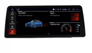 Navigatie BMW Seria 5 F10 F11 din 2011 - 2016, Ecran 12.3 inch QLED Bluray Full HD 1920   720p, 4GB RAM si 64GB ROM, Carplay Wireless si Android Auto, Procesor Octacore, Slot Sim 4G