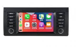 Navigatie BMW X5 E53 si Seria 5 E39, 4GB RAM si 64GB ROM, Display IPS 7 inch, Wireless Carplay si Android Auto, Procesor Octacore, Slot sim 4G, Sunet DSP, Camera Marsarier, Bluetooth, USB, Wi Fi, Radi