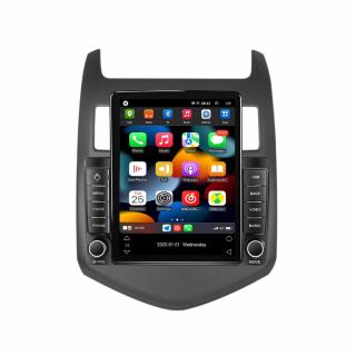 Navigatie Chevrolet Aveo Cruze din 2008 - 2015, Ecran TESLA 9.7 inch, 4 GB RAM si 64 GB ROM, Slot Sim 4G, Procesor Octa Core, Carplay integrat, Procesor Sunet Digital DSP, Android, Aplicatii, Usb, Wi