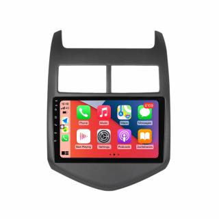 Navigatie Chevrolet Aveo din 2008-2013, 4GB RAM si 32GB ROM, Display QLED 9 inch, Wireless Carplay si Android Auto, Procesor Octacore, Slot sim 4G, Sunet DSP, Camera Marsarier, Bluetooth, USB, Wi Fi,