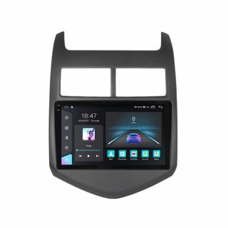 Navigatie Chevrolet Aveo din 2008-2013, Rezolutie 2K, Display QLED 9.5 inch, 4GB RAM si 64GB ROM, Android, Procesor Octacore, Slot sim 4G, Sunet DSP, Wireless Carplay si Android Auto, Camera Marsarier