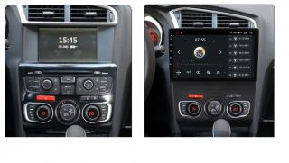 Navigatie Citroen C4 din 2010-2018, Android 14 , 4GB RAM, Octacore, Slot Sim 4G, DSP, GPS, Wi-FI, Carplay, Android Auto, USB, Bluetooth, Waze, Touchscreen, 9 inch