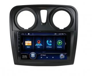 Navigatie Dacia Logan 2 Sandero Dokker ( 2012 - 2019 ) 4GB RAM si 64GB ROM, Ecran QLED 9 inch, Android 14, Procesor Octacore, Slot sim 4G, Sunet DSP, Wireless Carplay si Android Auto, Camera Marsarier