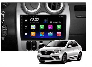 Navigatie Dacia Logan din 2009-2016, 4GB RAM si 32GB ROM, Display QLED 9 inch, Wireless Carplay si Android Auto, Procesor Octacore, Slot sim 4G, Sunet DSP, Camera Marsarier, Bluetooth, USB, Wi Fi, Rad