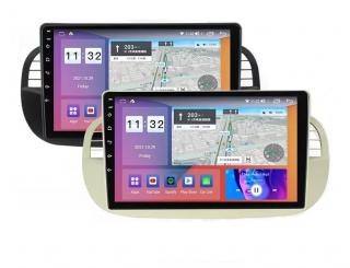 Navigatie Fiat 500 ( 2007 - 2015 ) 4GB RAM si 64GB ROM, Ecran QLED 9 inch, Android 14, Procesor Octacore, Slot sim 4G, Sunet DSP, Wireless Carplay si Android Auto, Camera Marsarier