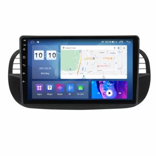 Navigatie Fiat 500 din 2007 - 2015, 8GB RAM si 128GB ROM, Ecran QLED 9 inch, Android 13, Procesor Octacore, Slot sim 4G, Sunet DSP, Wireless Carplay si Android Auto, Camera Marsarier