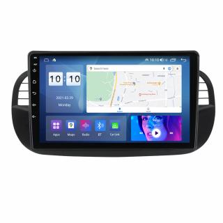 Navigatie Fiat 500 din 2007 - 2015, 8GB RAM si 128GB ROM, Ecran QLED 9 inch, Android 14, Procesor Octacore, Slot sim 4G, Sunet DSP, Wireless Carplay si Android Auto, Camera Marsarier