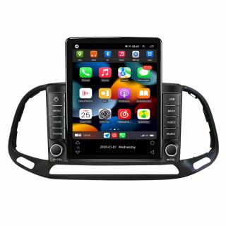 Navigatie Fiat Doblo din 2015-2020, Display TESLA 9.5 inch, 2GB RAM si 32GB ROM, Wireless Carplay si Android Auto, Procesor Octacore, Slot sim 4G, Sunet DSP, Camera Marsarier, Bluetooth, USB, Wi Fi, R