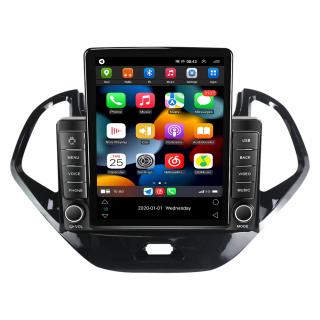 Navigatie Ford Figo din 2015-2018, Display TESLA 9.5 inch, 2GB RAM si 32GB ROM, Wireless Carplay si Android Auto, Procesor Octacore, Slot sim 4G, Sunet DSP, Camera Marsarier, Bluetooth, USB, Wi Fi, Ra