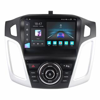 Navigatie Ford Focus 3 din 2012-2018, Rezolutie 2K, Display QLED 9.5 inch, 4GB RAM si 64GB ROM, Android, Procesor Octacore, Slot sim 4G, Sunet DSP, Wireless Carplay si Android Auto, Camera Marsarier,