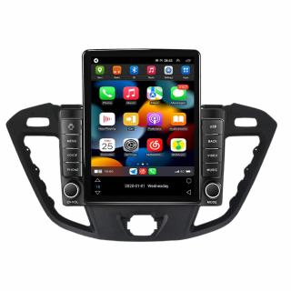 Navigatie Ford Transit din 2012-2019, Display TESLA 9.5 inch, 2GB RAM si 32GB ROM, Wireless Carplay si Android Auto, Procesor Octacore, Slot sim 4G, Sunet DSP, Camera Marsarier, Bluetooth, USB, Wi Fi,