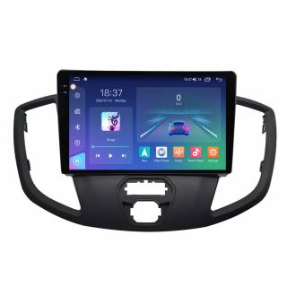 Navigatie Ford Transit din 2012-2019, Rezolutie 2K, Display QLED 9.5 inch, 4GB RAM si 64GB ROM, Android, Procesor Octacore, Slot sim 4G, Sunet DSP, Wireless Carplay si Android Auto, Camera Marsarier,