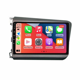 Navigatie Honda Civic din 2011-2015, 4GB RAM si 32GB ROM, Display QLED 9 inch, Wireless Carplay si Android Auto, Procesor Octacore, Slot sim 4G, Sunet DSP, Camera Marsarier, Bluetooth, USB, Wi Fi, Rad